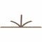 Ekena Millwork Richland Smooth Timber Gable Bracket, Douglas Fir, 108"W x 45"H x 1 1/2"D x 3 1/2"F, 10/12 Pitch GBW108X45X0204RIC00SDF - alternate 3